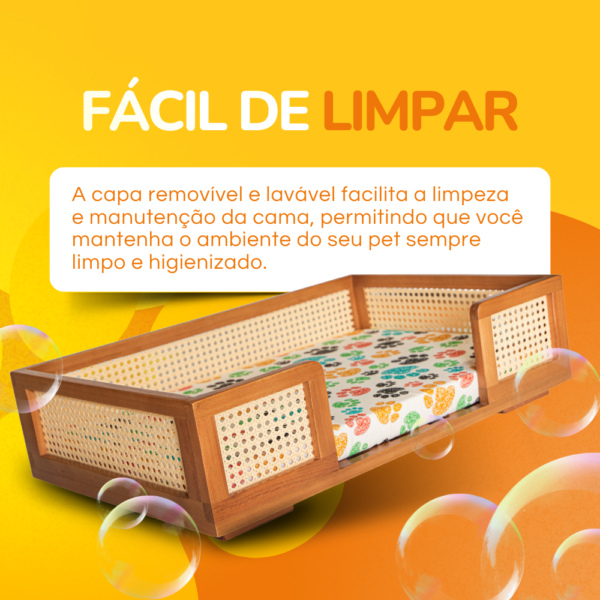 Cama pet LUxo da Nono Luigi moveis - fácil de limpar