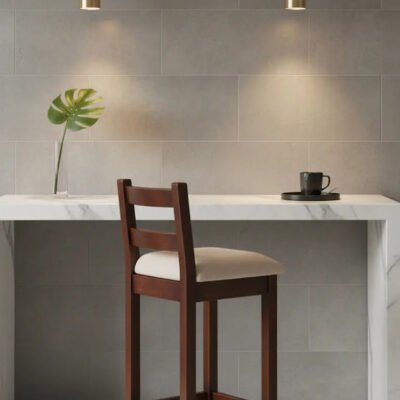 Banqueta Verona - Nono Luigi Moveis - SC - Brasil -banqueta alta em madeira maciça