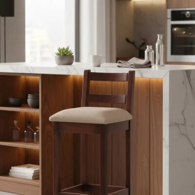 Banqueta Verona - Nono Luigi Moveis - SC - Brasil -banqueta alta em madeira maciça