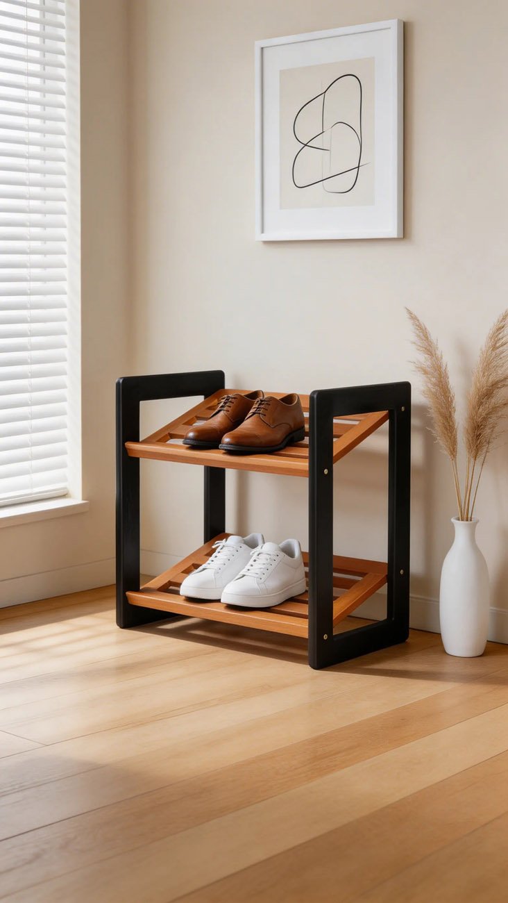 Sapateira Fiori Eucalipto Maciço tamanho Grande